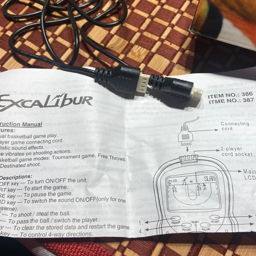 Excalibur Jam Fest Basketball handheld‎ games